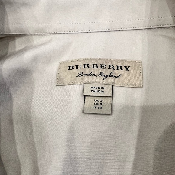 BURBERRY woman’s button down shirt - Picture 3 of 5